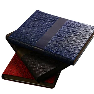 Creative Design A5 Leather Journal Diary Notebook Customizable Fashionable Softcover Planner Free Sample OEM Handmade Note Book