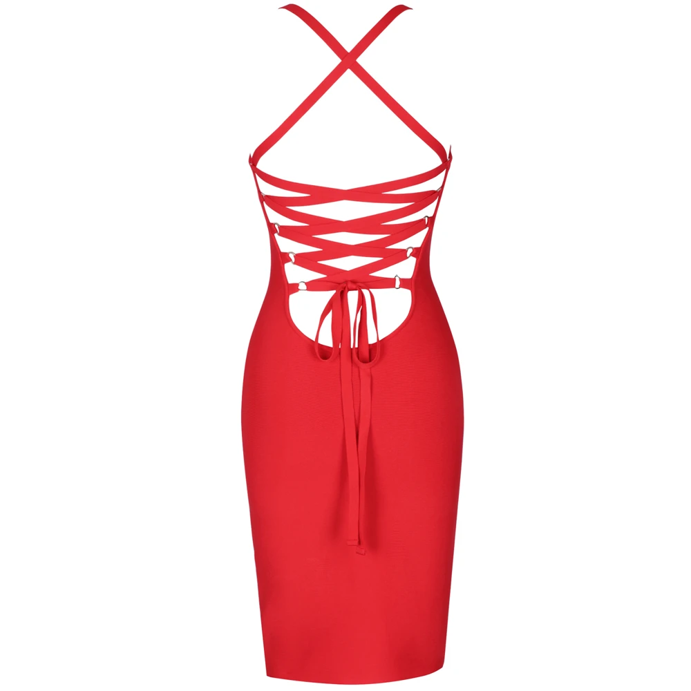 Shop Our 2021 Club Dresses Party Collection - Red Backless