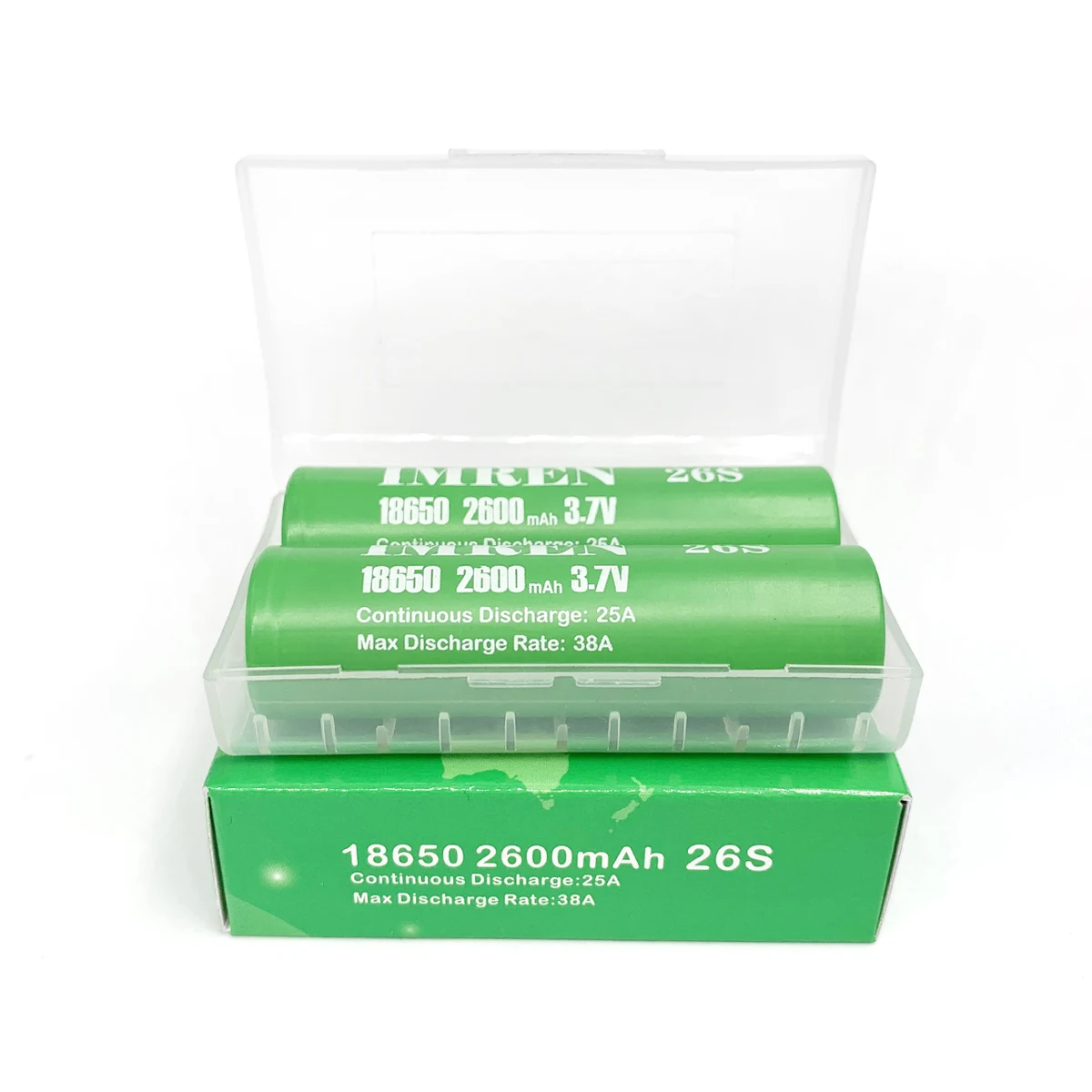 IMREN Brand New 18650 battery 26S 2600mAh Li-ion High Power Battery Cell with 40A Continuous Discharge for battery pack