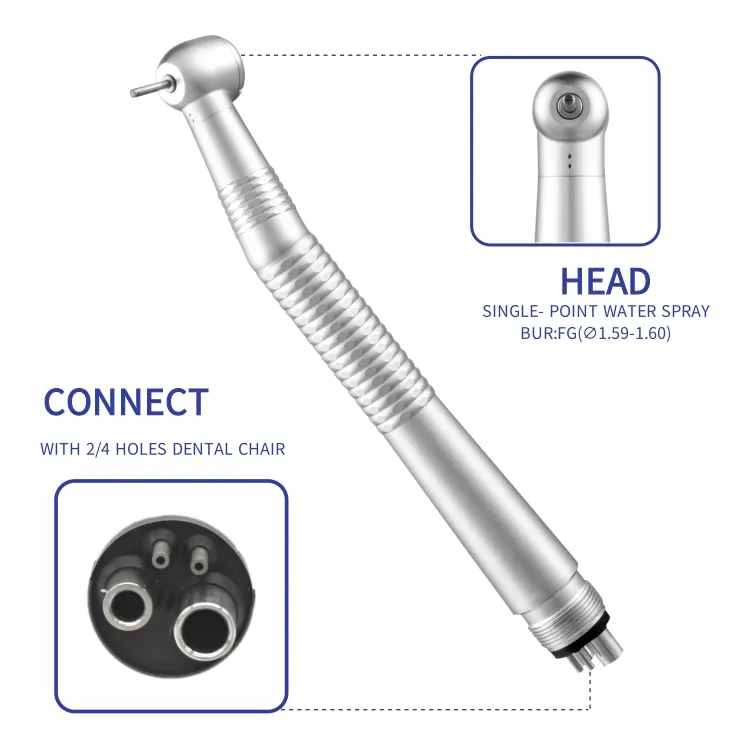 High Quality And High Speed Dental Airrotor Turbine Handpieces High