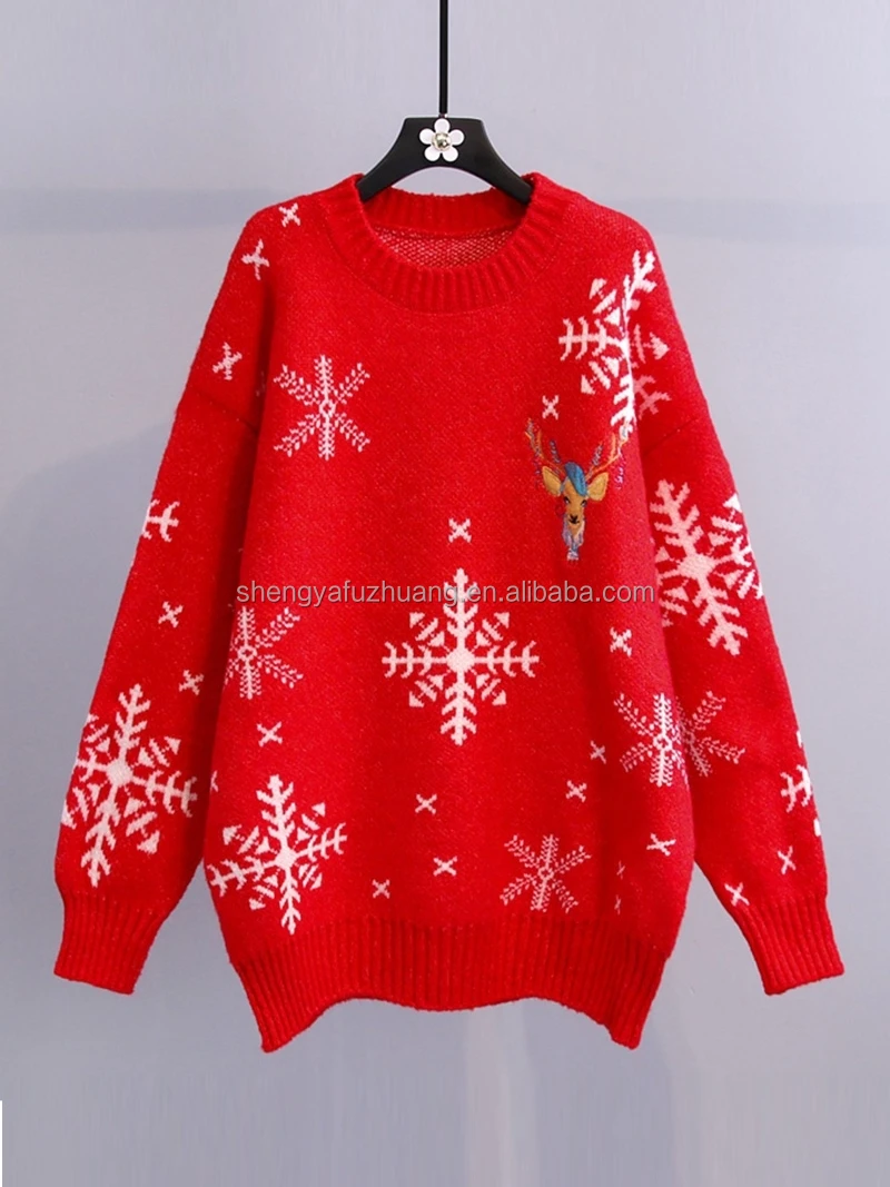Wholesale Women's Sweaters Winter Keep Warm Ladies Wool Pullover Shirts ...