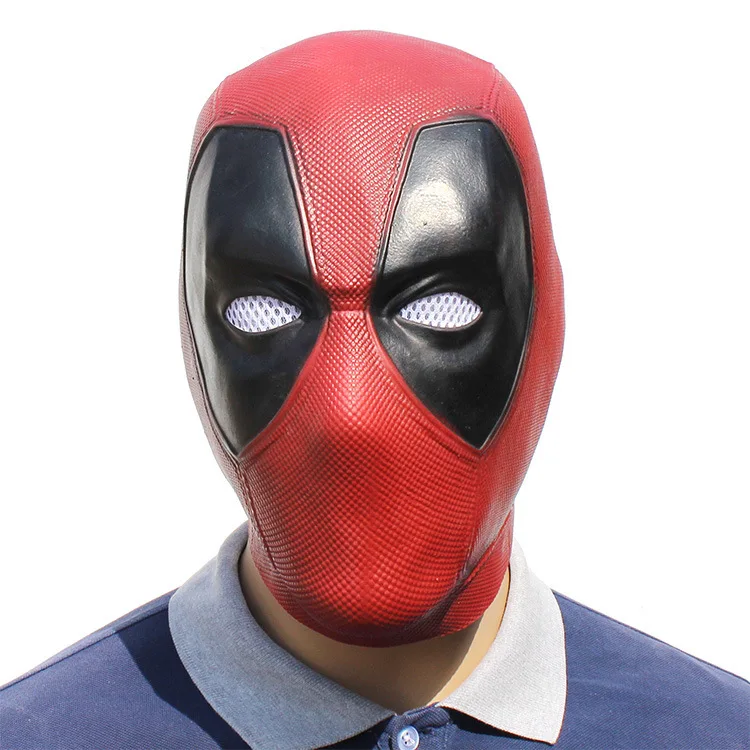 2024 New Design Halloween Masquerade Latex Deadpool Cosplay Superhero Mask