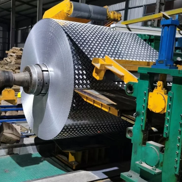 Embossed Aluminum Sheet Price 1060 H24 3003 5052 Checkered Embossing