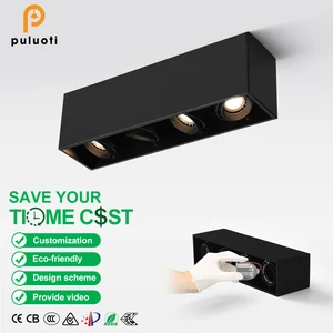 High Quality Modern LED Adjusts Color Temperature Spot Light Aluminum Downlight Spotlight Anti-Glare Directional Adjustment