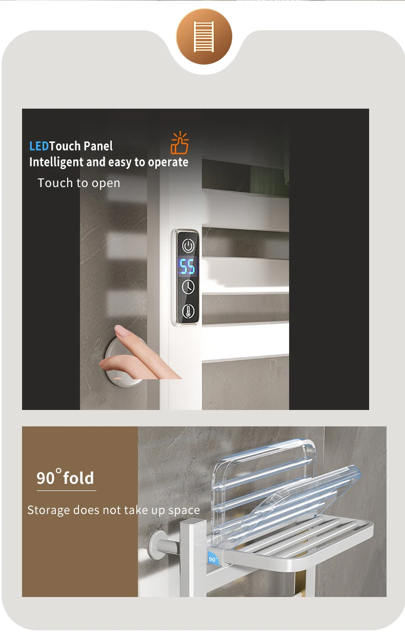 Smart Bath Set Smart Bathroom Accessories - Heated Towel Racks & More