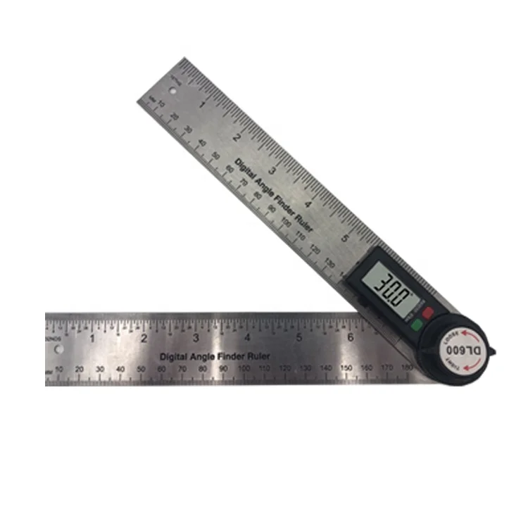 2-in-1 Angle Ruler & Digital Measurer Meter Level