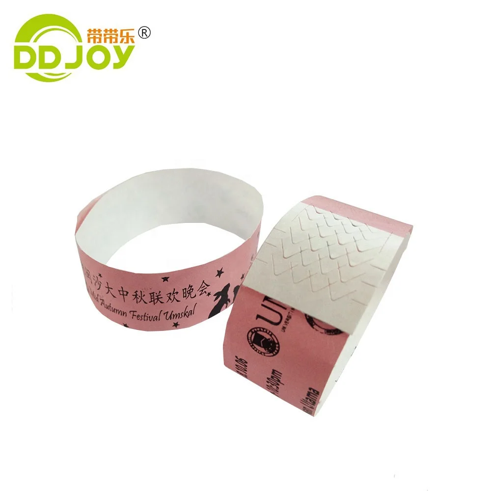 High Quality Multipurpose One Time Use Paper Bracelets Meeting Tyvek Admission  Paper Tyvek Wristband