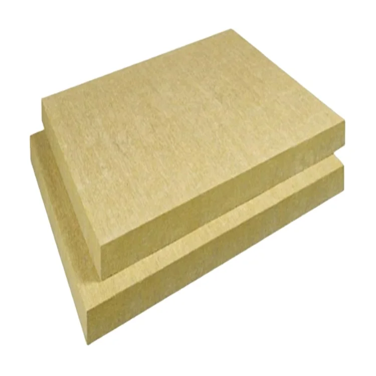 High Quality Sound Absorbing Boards Soundproofing Fireproof Rock Wool Heat Insulation Building Materials