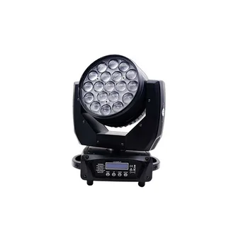 Factory Supplying Beam Led Disco Stage Dj 19*15 Rgbw 4 In 1  Color Zoom Moving Head Lights