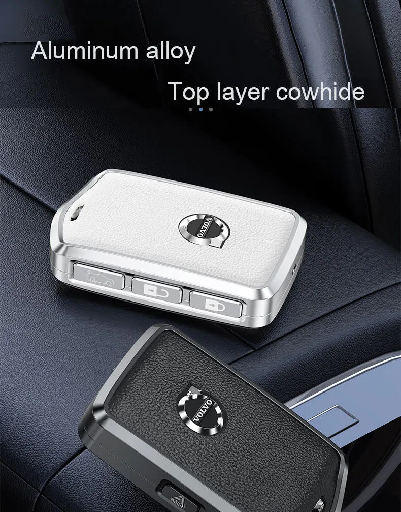 Car Key Case Cover for Volvo S90 XC60 S60 XC40 V60 V90 Car