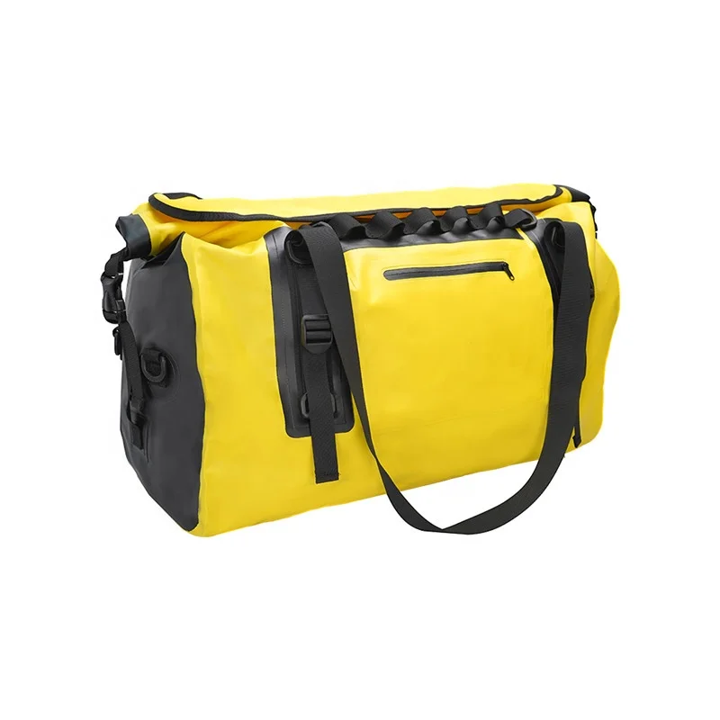 60L Big Size PVC Tarpaulin IPX6  Waterproof Dry Backpack Duffel Bag for Camping  Hiking Travel