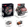 G8909 [Motor V8] 478 gránulos, embalaje en inglés