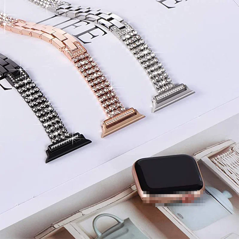 Elegant Diamond Apple Watch Bracelet Band 45/49/41mm