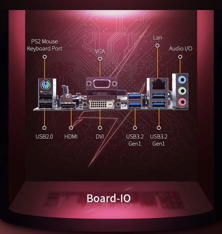 Colorful Motherboard Battleax B460mhd Pro V20 Support Dual Channel