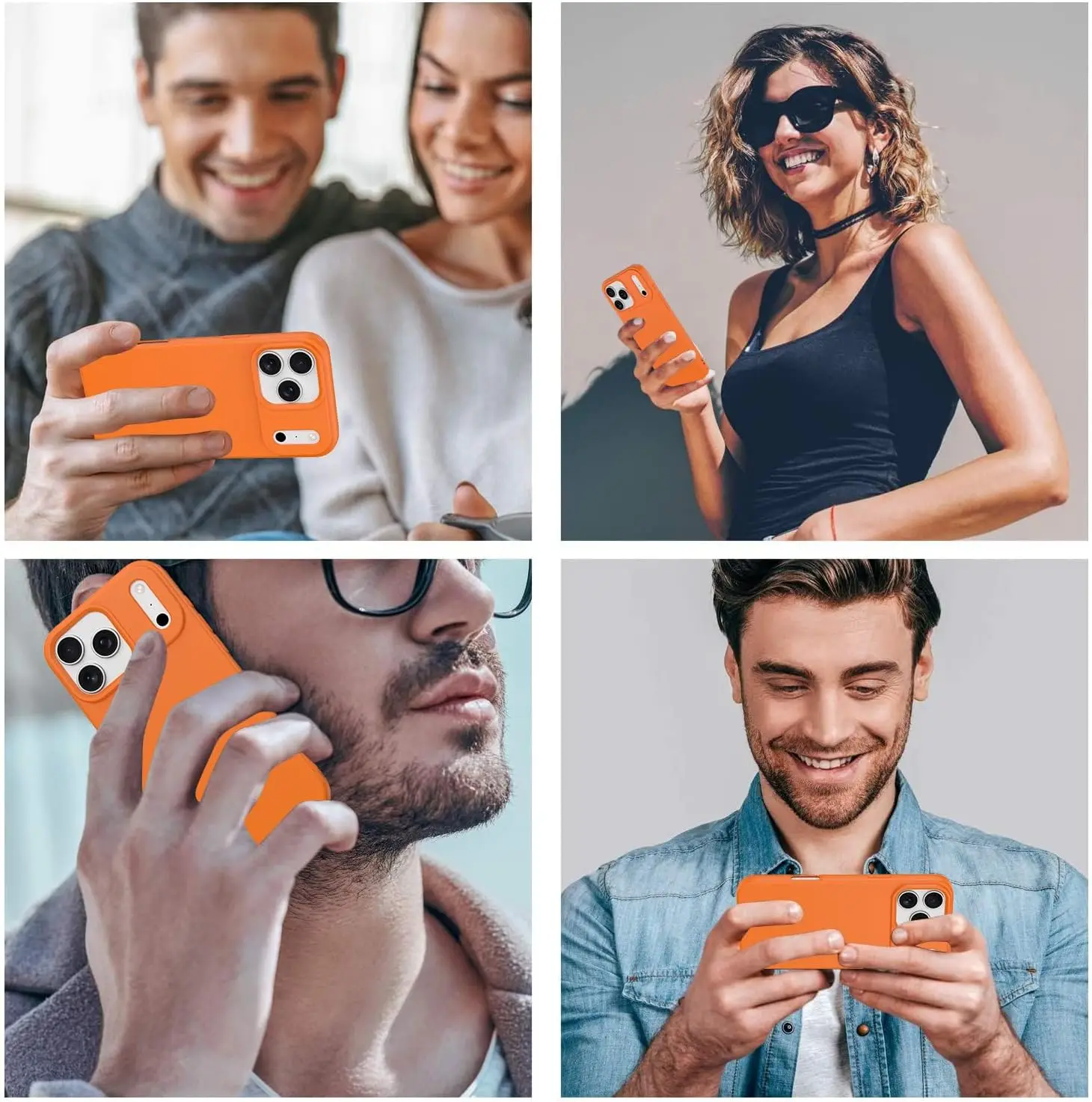 product shockproof ultra slim soft anti scratch microfiber lining compatible for iphone 17pro max  liquid silicone protective phone case-4