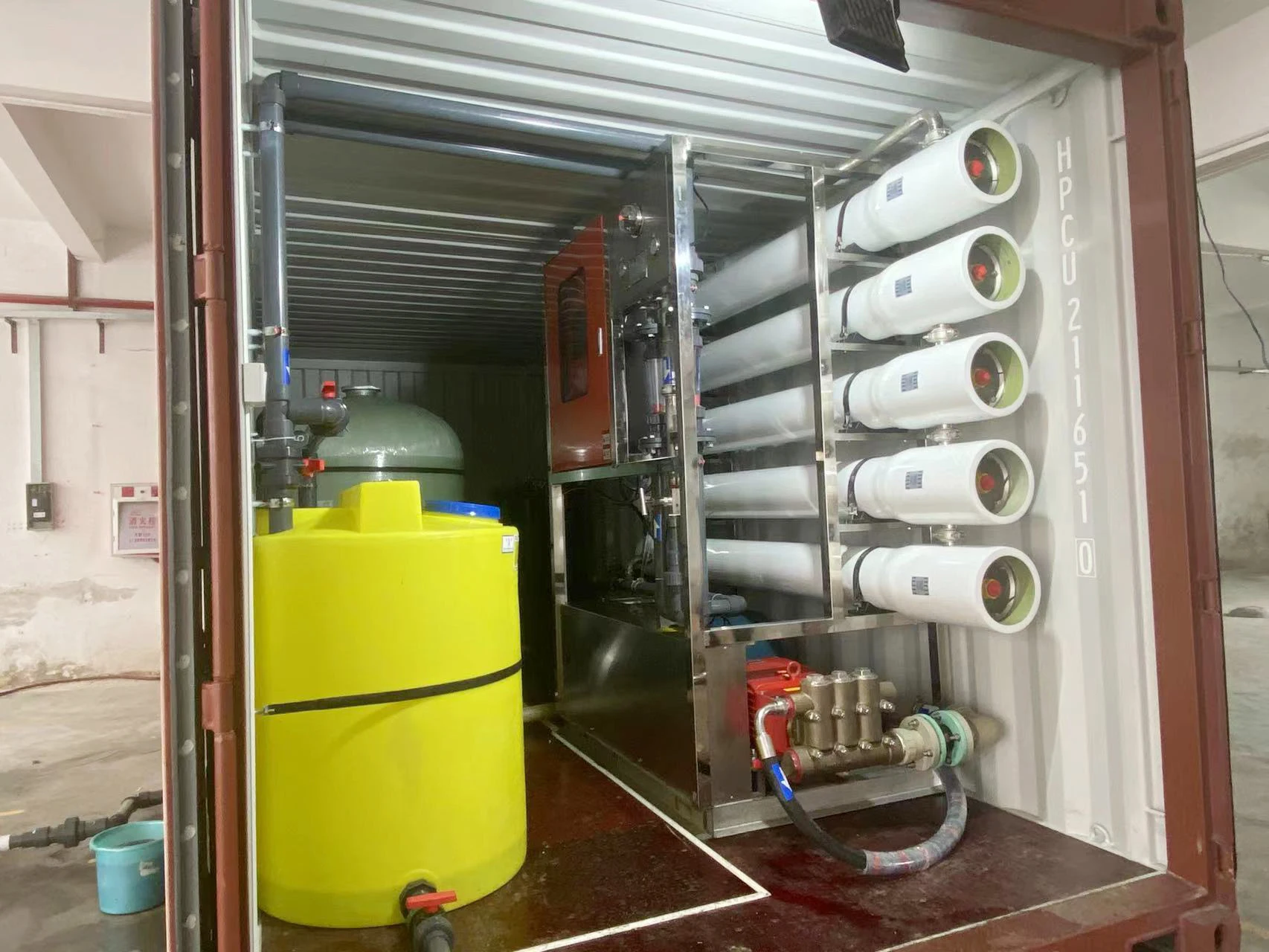 Containerized Integrated Industrial Water Purifier Machine Ro Water Treatment Plant Reverse Osmosis Plant Filter Water Machine