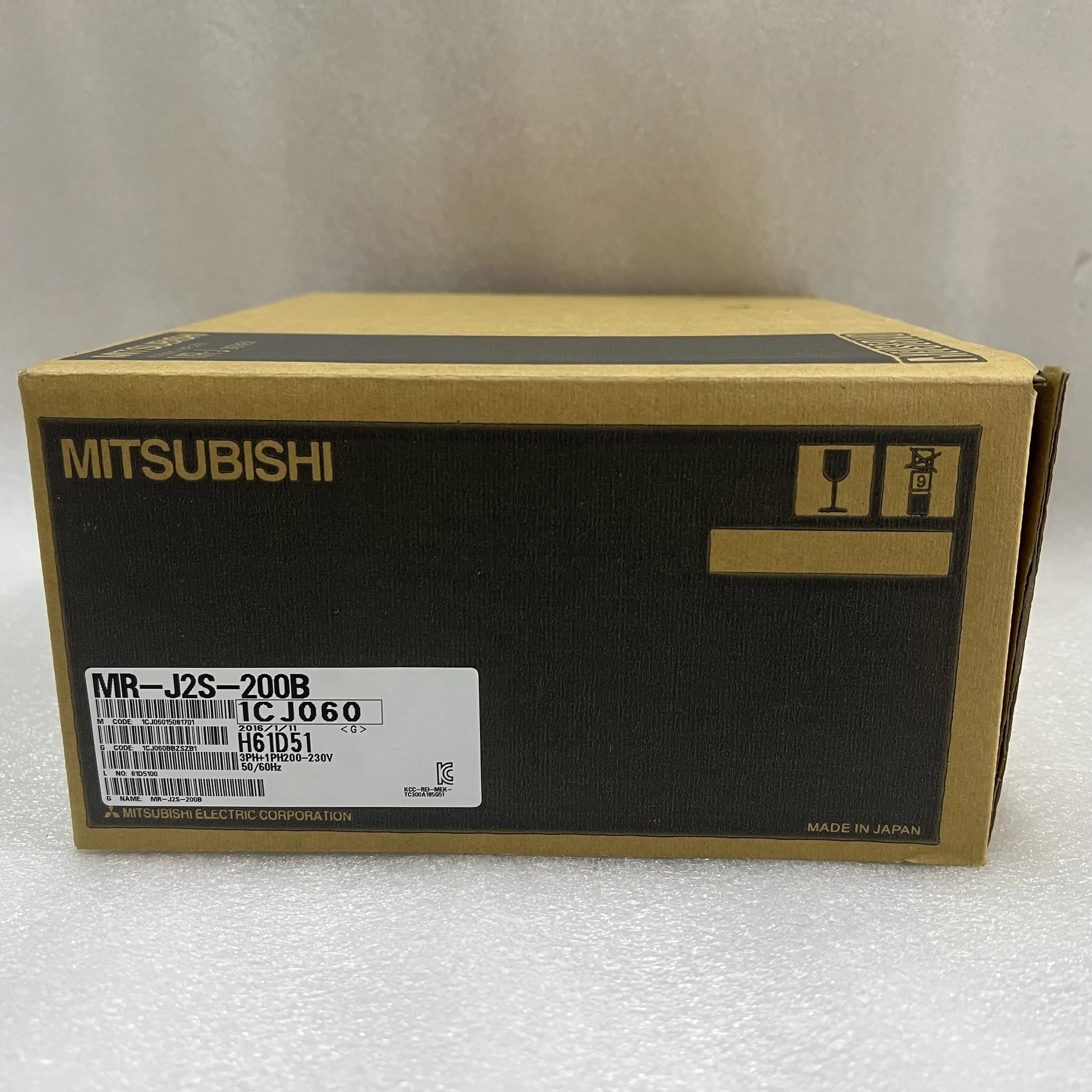 Mitsubishi AC Servo Amplifier MR-J2S-200B