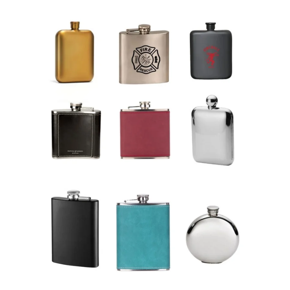 Fiaschetta Tascabile Maxam 6 Oz In Acciaio Inox - Compatta Per Liquori E Whisky - Modello KTFLASK6