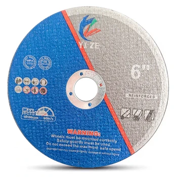 High quality 150mm 6 inch abrasive disc cutting disc steel cutting wheel for metal