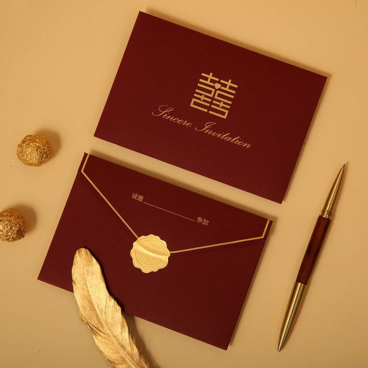 Luxury Blank Birthday Party Wedding Invitation Cards Message Card For
