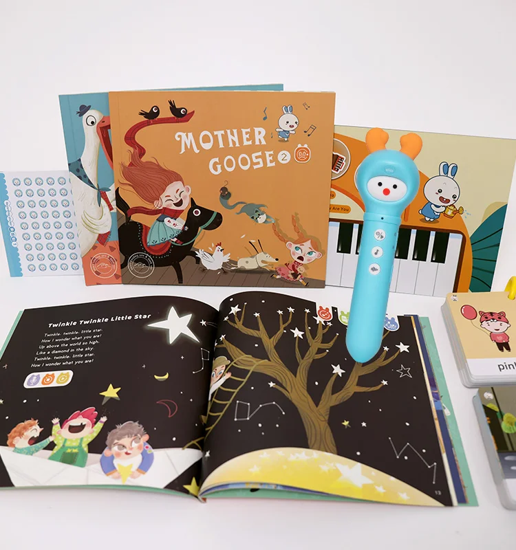 
Alilo оптовая продажа Электрический считыватель переводная звуковая книга говорящая цифровая Умная Ручка для детей 