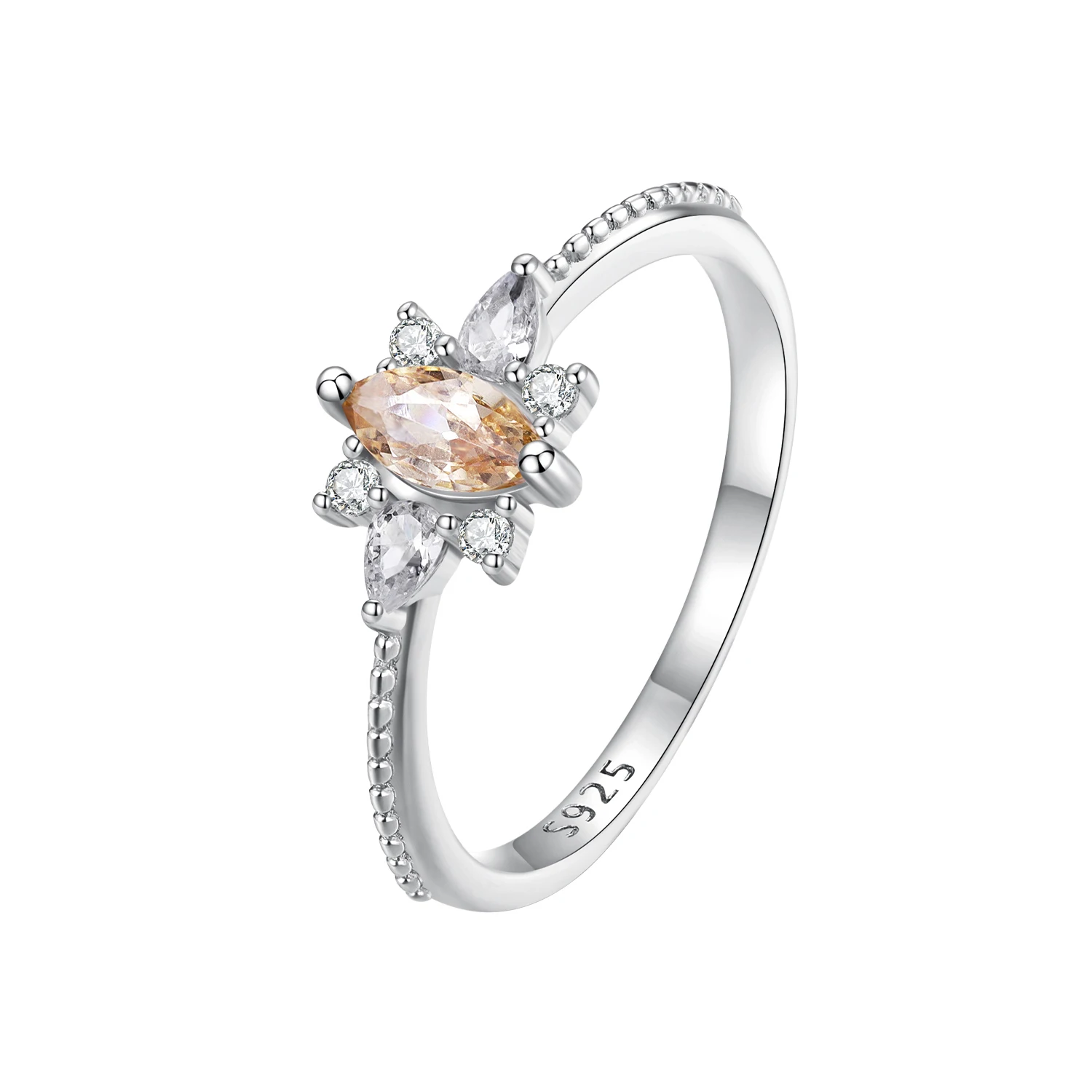 925 Sterling Silver Rings Fashion Crystal Rings Buy Silver Rings