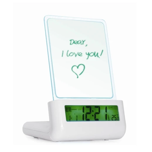 Доска для записей, говорящий будильник со светодиодной подсветкой/рекламный ЖК-календарь с USB-концентратором