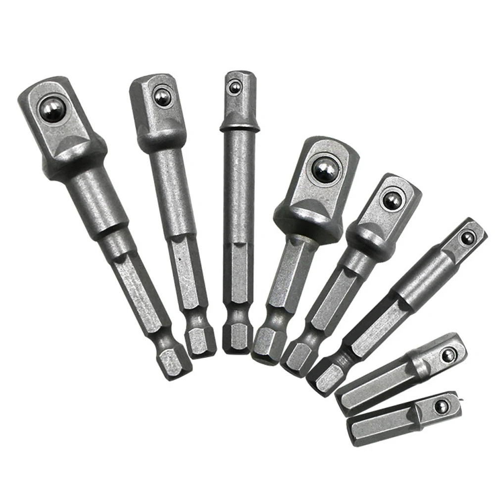 ZXY-NAN 8pcs 1/4 Inch Hex Power Drill Driver Socket Adapter Extension Drill Cutting Tools Industrial Drill Bits