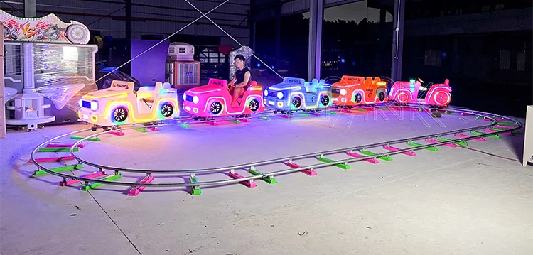 Wholesale Kids Electric Train Amusement Park Rides Christmas Mini Track ...
