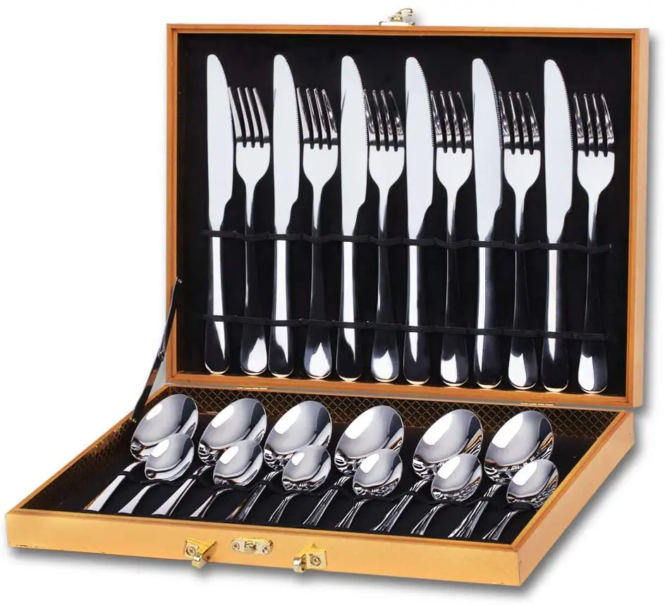 PVD Plume Flatware Dishwasher Safe Silverware Cookware New Design  Wholesales Small MOQ Cutlery Set - China Stainless Steel Cutlery and  Cutlery Set price