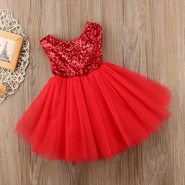 2023 Glitter Sequined Korean Dress for Girls Lace Little Girls Dresses  Backless Tutu Dresses for Girls Kids| Alibaba.com