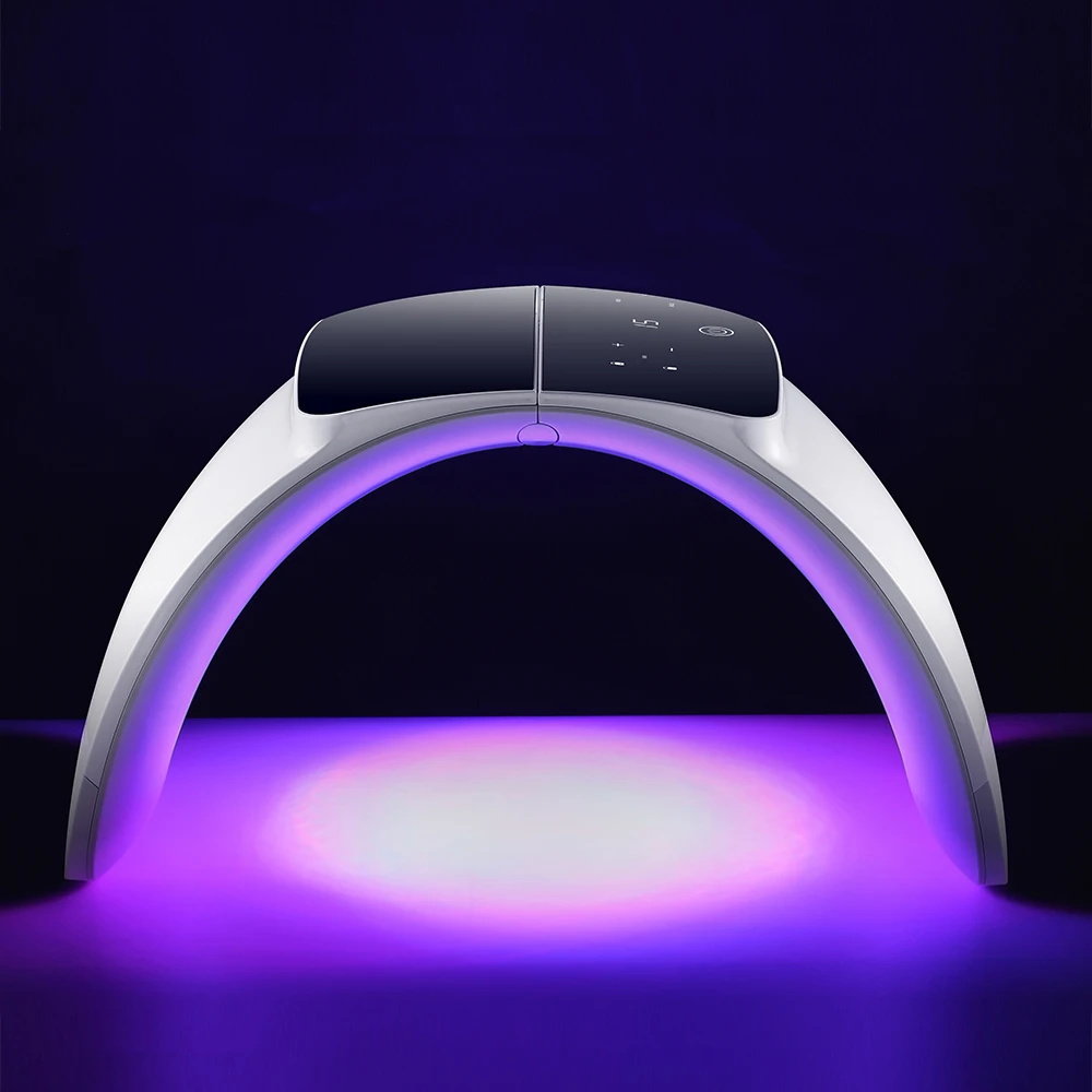 Face Acne Wrinkle Remover Device Far Infrared Colorful Skin Care Mask Pdt Led Light Therapy Machine