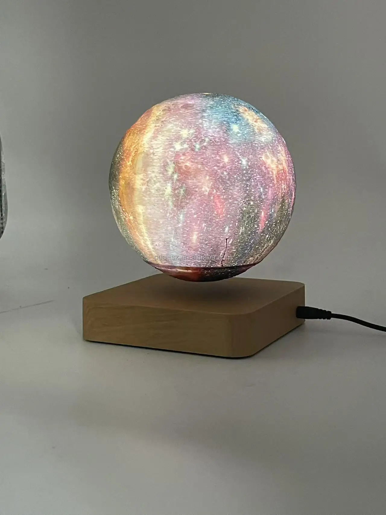 Magnetic Levitation Floating Planets and Moon Table Lamp
