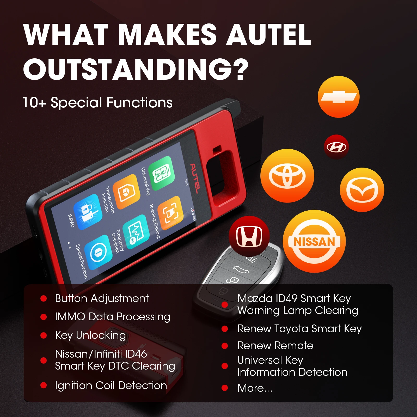 Autel MaxiIM KM100E キープログラミングツール 自動車用