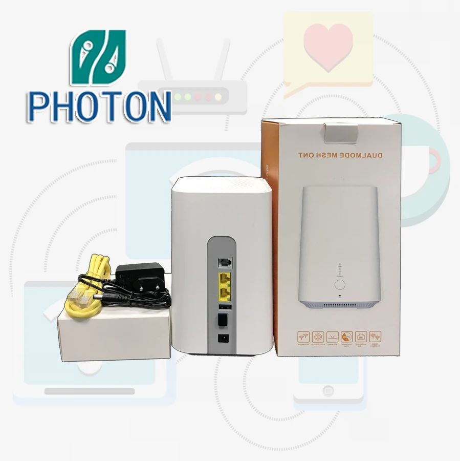 Terminale Fibra ottica FTTH GPON ONT Singola Porta Gigabit - Router e NAS -  Switch e Router - Networking