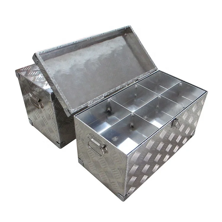 Hard Case Aluminum Truck Protective Tool Box Set Suitcase Waterproof Body Customized Logo Layer Lock Color Double Material Type