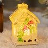 Maison de cadeau de bonhomme de neige (couleur claire)