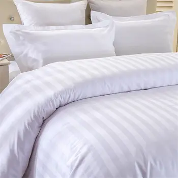High Quality 100% Cotton Hotel-Grade Quilt Cover Breathable Bedding Home Use Queen Size Soft Skin Printed Solid Wholesale