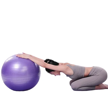 45cm to 75cm multi size fitness balance ball Smooth and matte PVC explosion-proof yoga ball