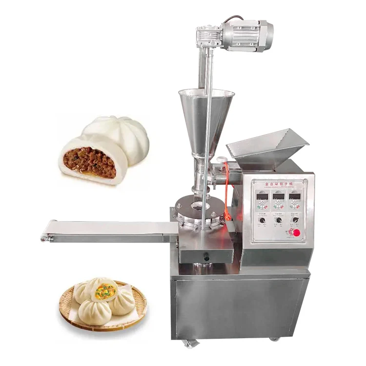 Good Quality Automatic Momo Dumpling Maker Steam Stuffing Bun Bao Baozi Making Machine