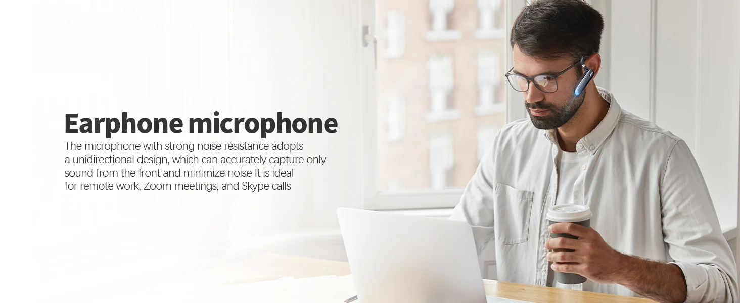 Yyk 530 Earpiece For Cellphone V5.1 Headset Wireless Headphone With ...