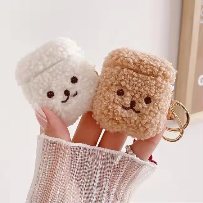 Cute Cartoon Lovely Pet Earphone Case Cover For Airpods 1/2/3 Pro Teddy Pig Headphone Fur Case Accept Customize Laudtec manufacture