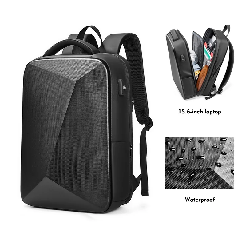 High Quality Waterproof Hard Shell Anti-theft Mochila 15.6 inch Men ...