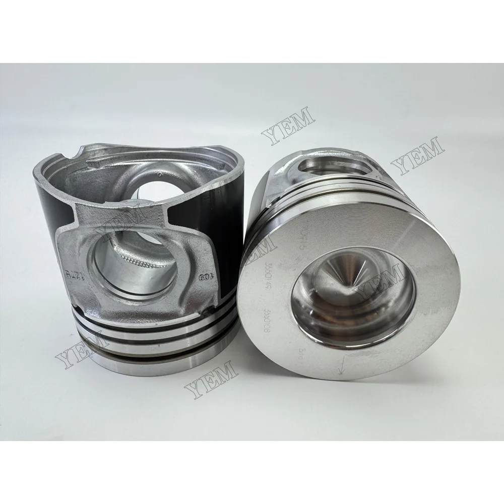 Piston With Pin and Circlip 3660149 T409106 for Perkins 1106A-70T Engine Rebuild Kit 4