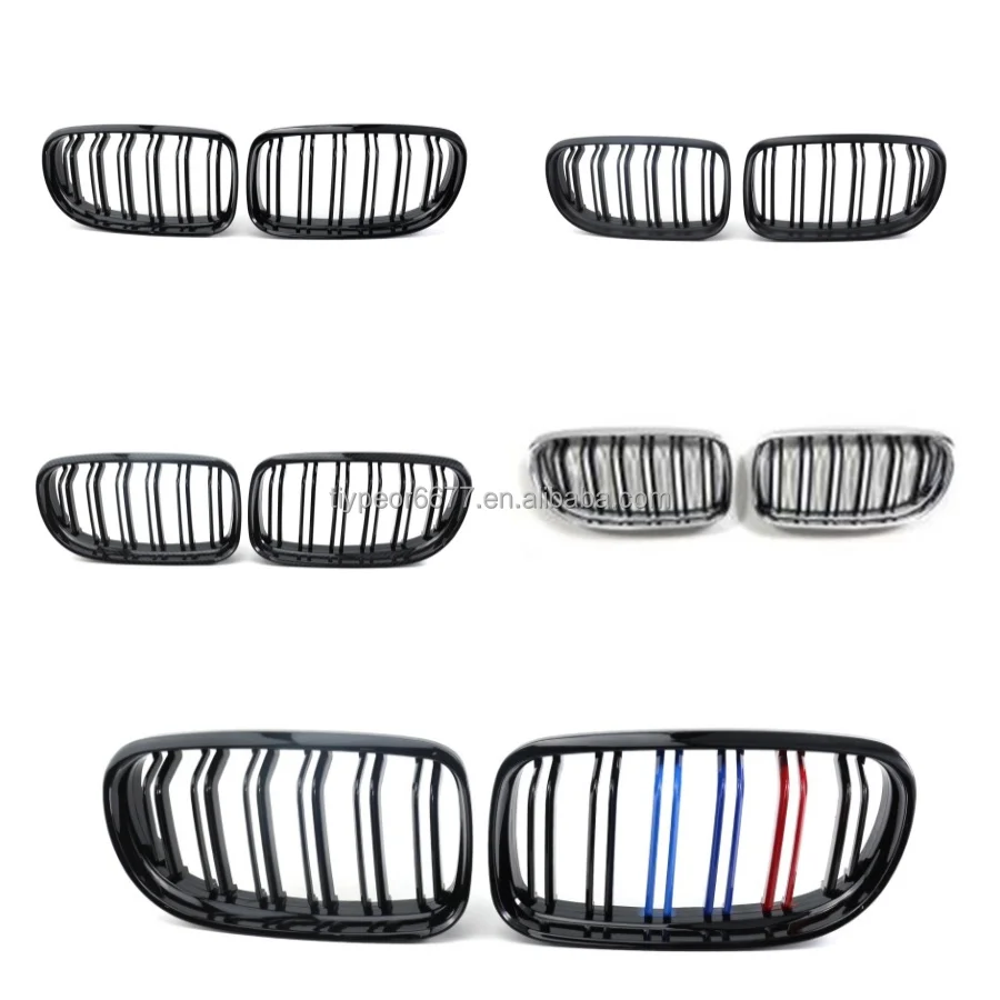 product tiypeor double slats gloss black kidney grille grill for bmw e90 e91 3 series 2009 2010 2011-2