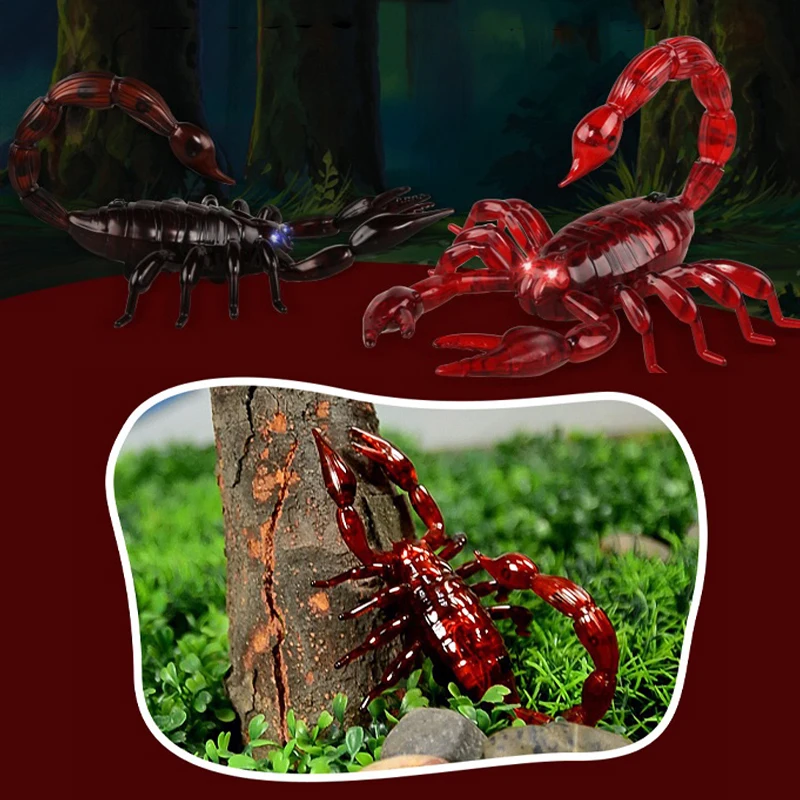 Игрушка животного Скорпион с дистанционным управлением подсветкой