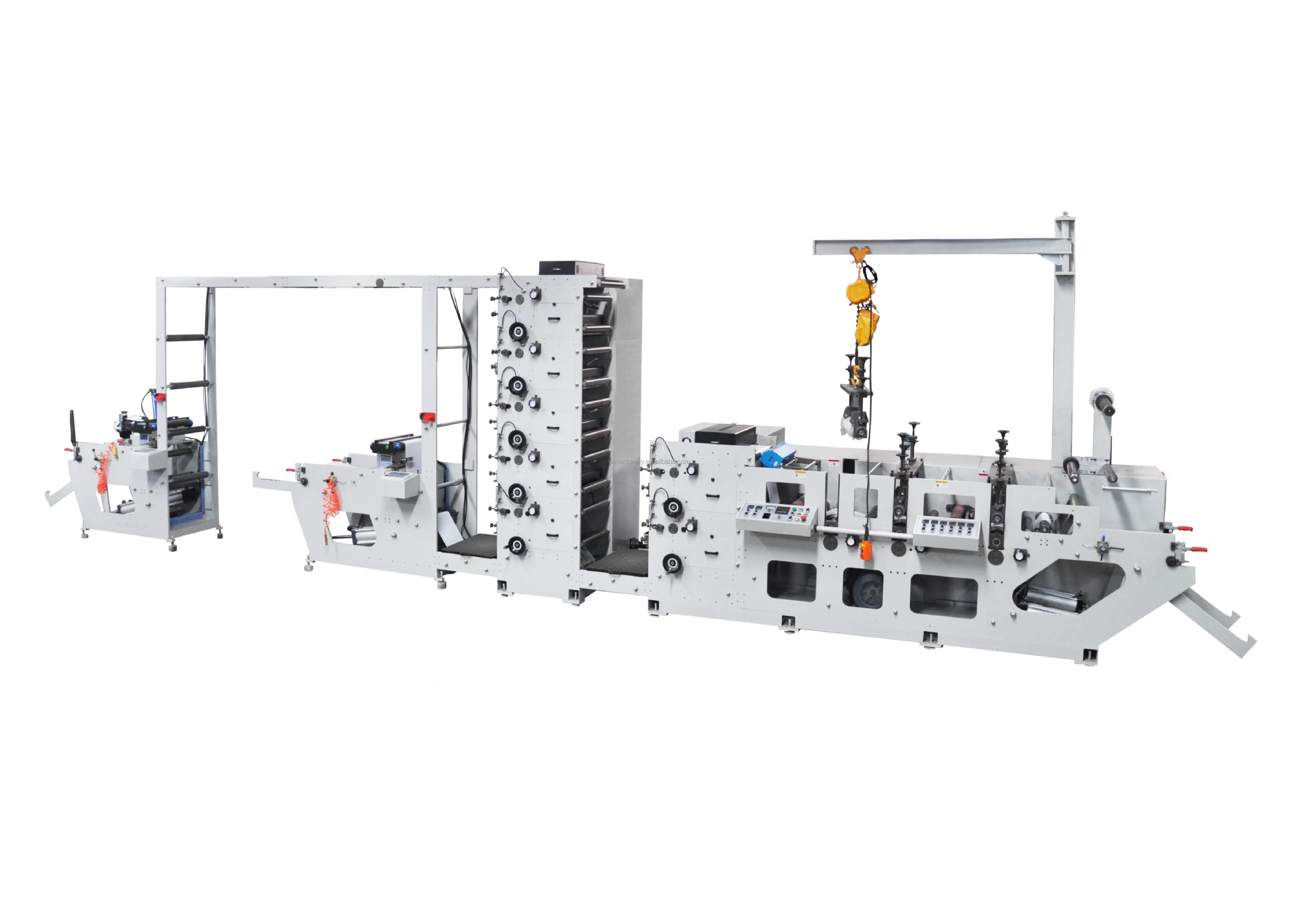 6 Colors Paper Cup Flexo Printing Machine with Rotary Die Cutting