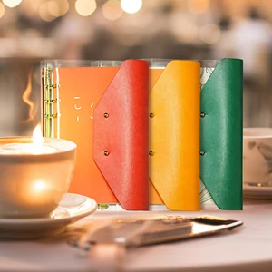 Journal A5 A6 A7 Transparent TPU PVC Planner Custom logo Wholesale Eco-Friendly Diary Stationery PU Leather Ring Binder Notebook