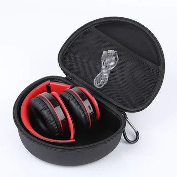 Cute Custom Designer Luxury Large Storage Eva Hard Pu Leather Carrying Tws Studio Earphones Headphone Case