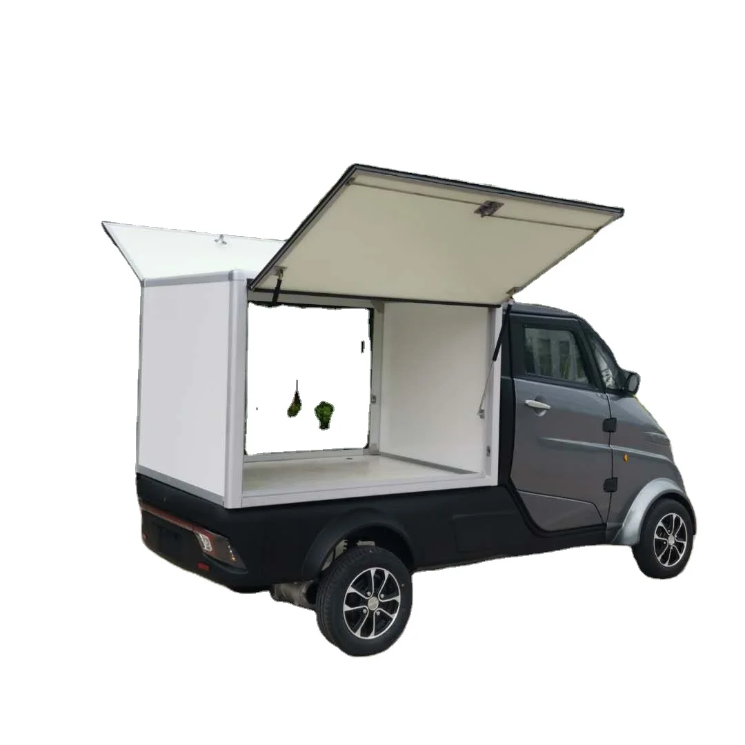 Одобренный EEC низкоскоростной электрический грузовик пикап с холодильником